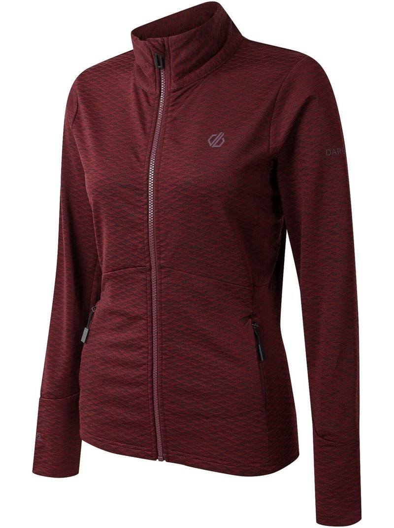 Dare 2B - Veste polaire col montant ELATION Bordeaux - Kiabi