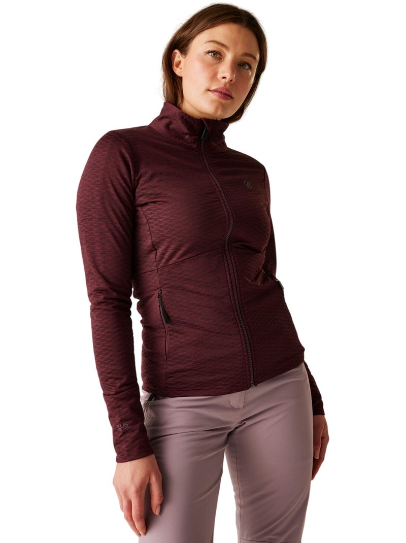 Dare 2B - Veste polaire col montant ELATION Bordeaux - Kiabi