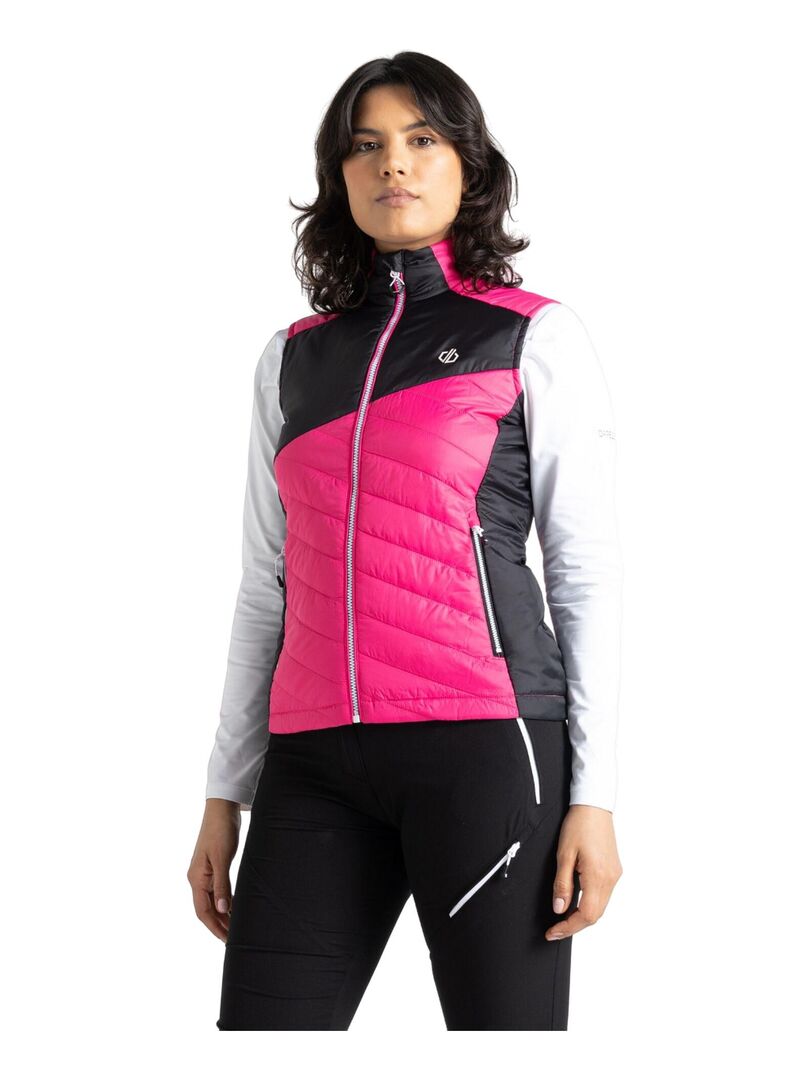 Gilet long fluide à fines rayures blanc Motivi | La Redoute