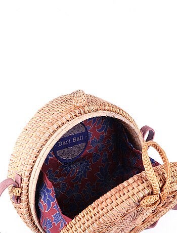 DARI BALI - Sac en paille BUNUT 20 cm