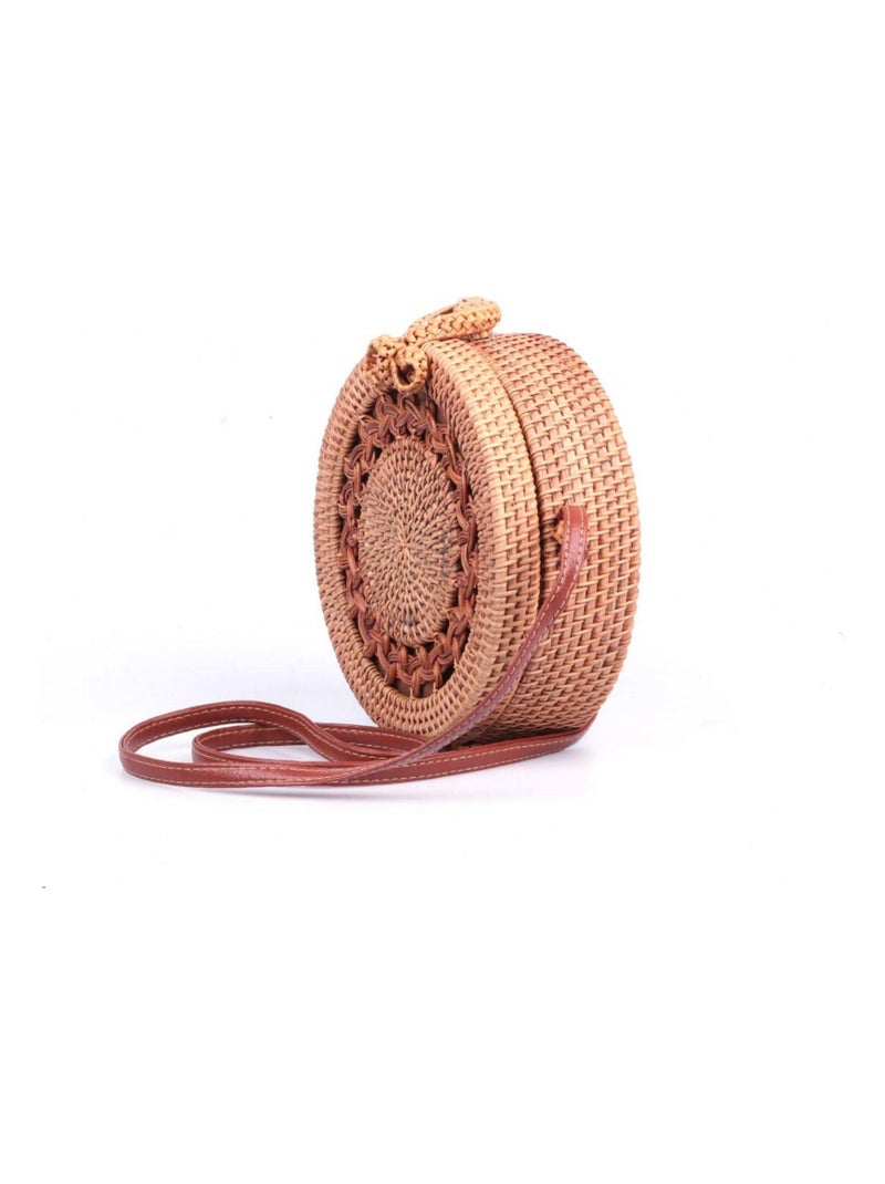 DARI BALI - Sac en paille BUNUT 20 cm Beige - Kiabi