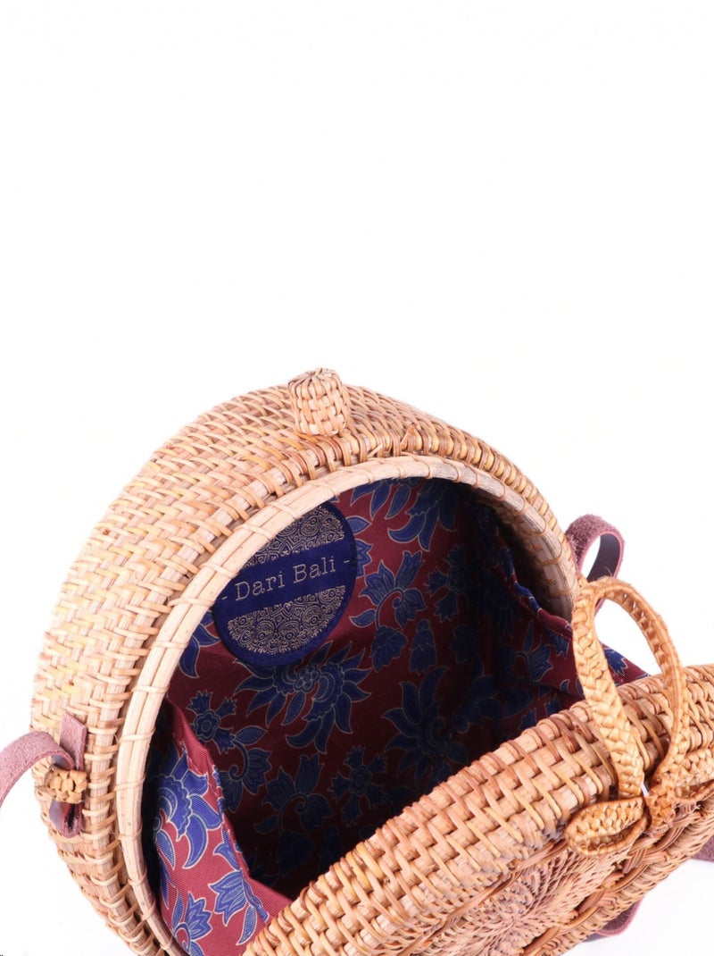 DARI BALI - Sac en paille BUNUT 20 cm Beige - Kiabi