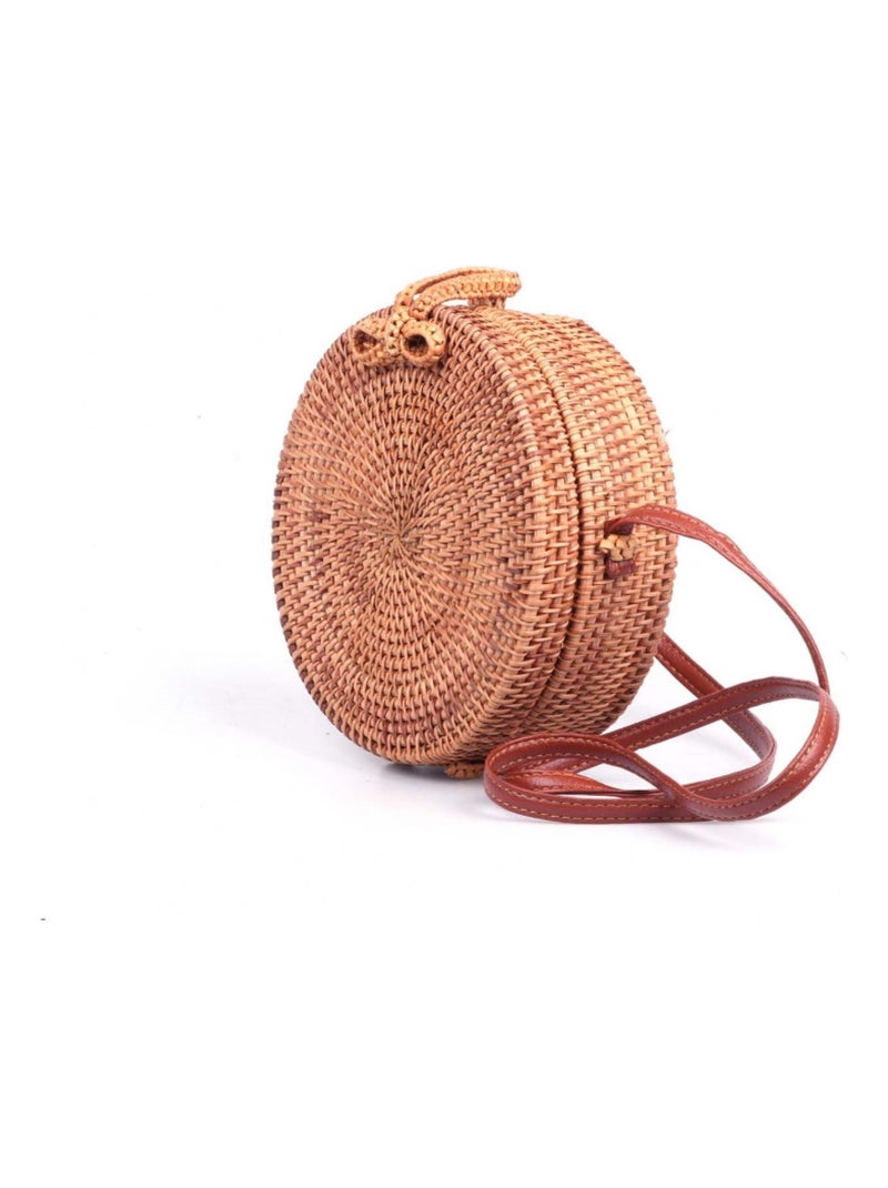 DARI BALI - Sac en paille PANTAI 20 cm Beige - Kiabi