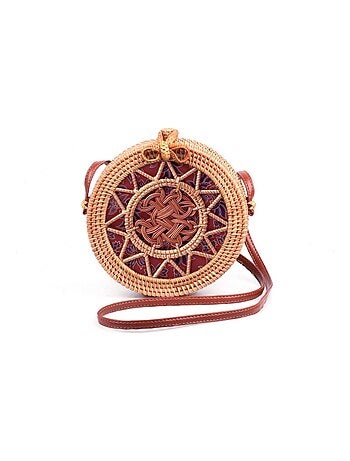 DARI BALI - Sac en paille SEMARAPURA 20 cm