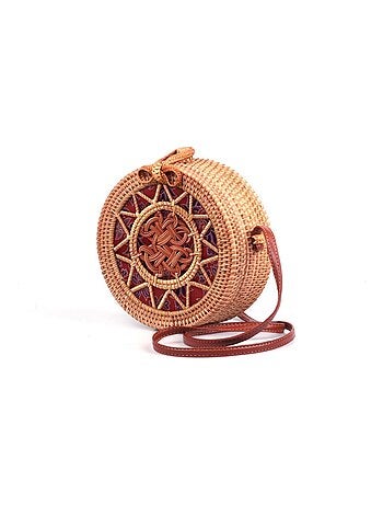 DARI BALI - Sac en paille SEMARAPURA 20 cm