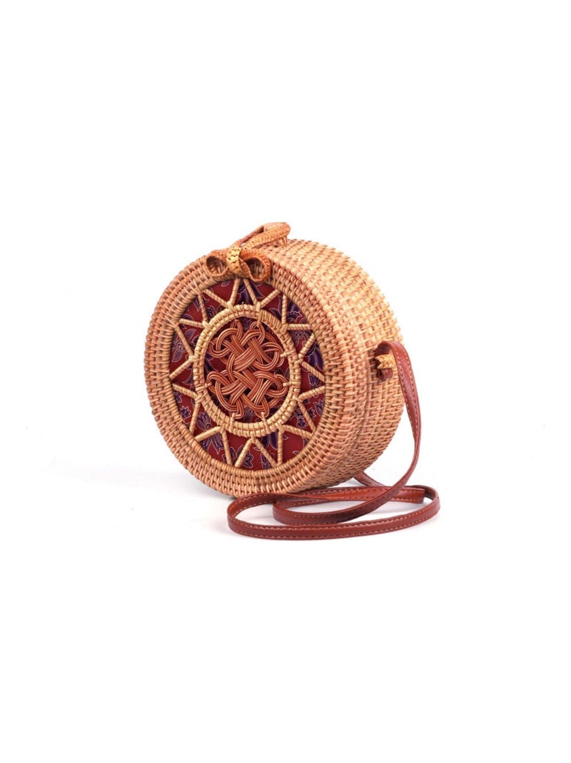 DARI BALI - Sac en paille SEMARAPURA 20 cm Beige - Kiabi