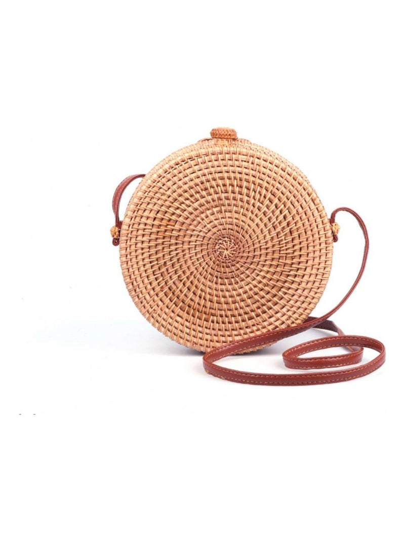 DARI BALI - Sac en paille TABANAN 20 cm Beige - Kiabi