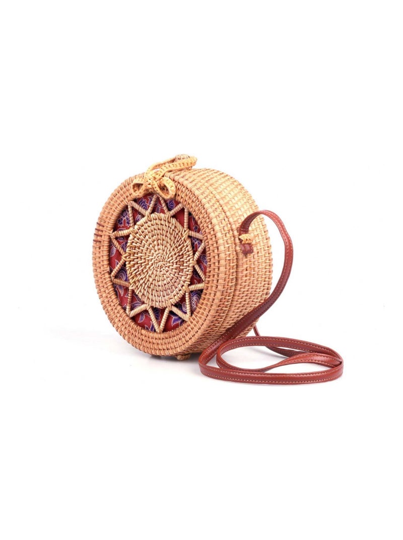 DARI BALI - Sac en paille TABANAN 20 cm Beige - Kiabi