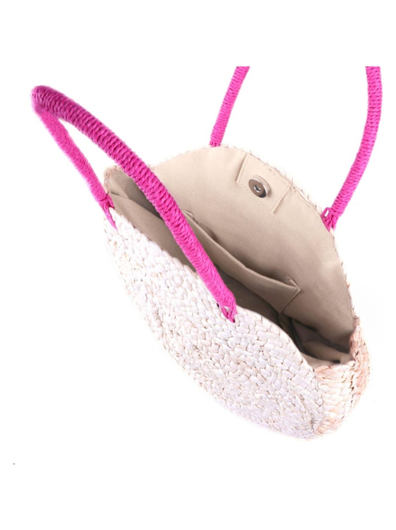 DARI BALI - Sac rond CANDIDASA 33 cm Beige - Kiabi