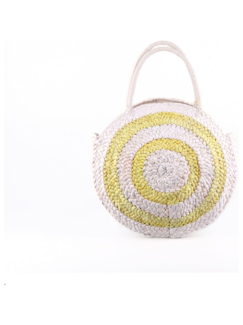 DARI BALI - Sac rond CANGU 33 cm Beige - Kiabi
