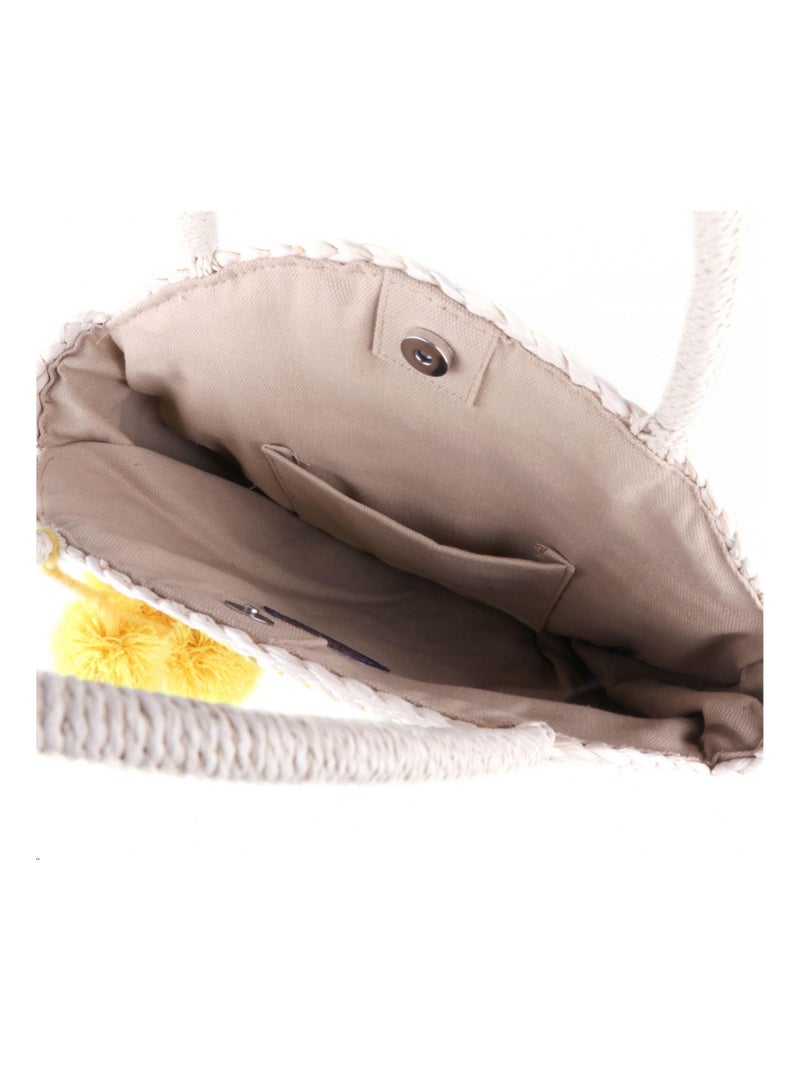 DARI BALI - Sac rond CANGU 33 cm Beige - Kiabi