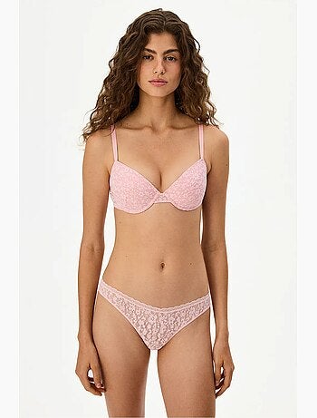 Daylift soutien-gorge en dentelle à fleurs, rembourré penti