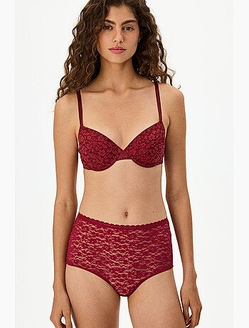Daylift soutien-gorge en dentelle à fleurs, rembourré penti