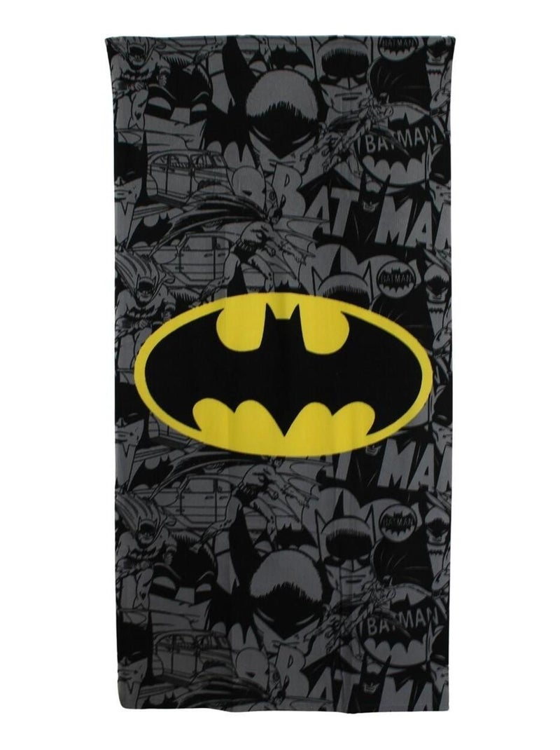 DC Comics - Serviette imprimé Batman Noir - Kiabi