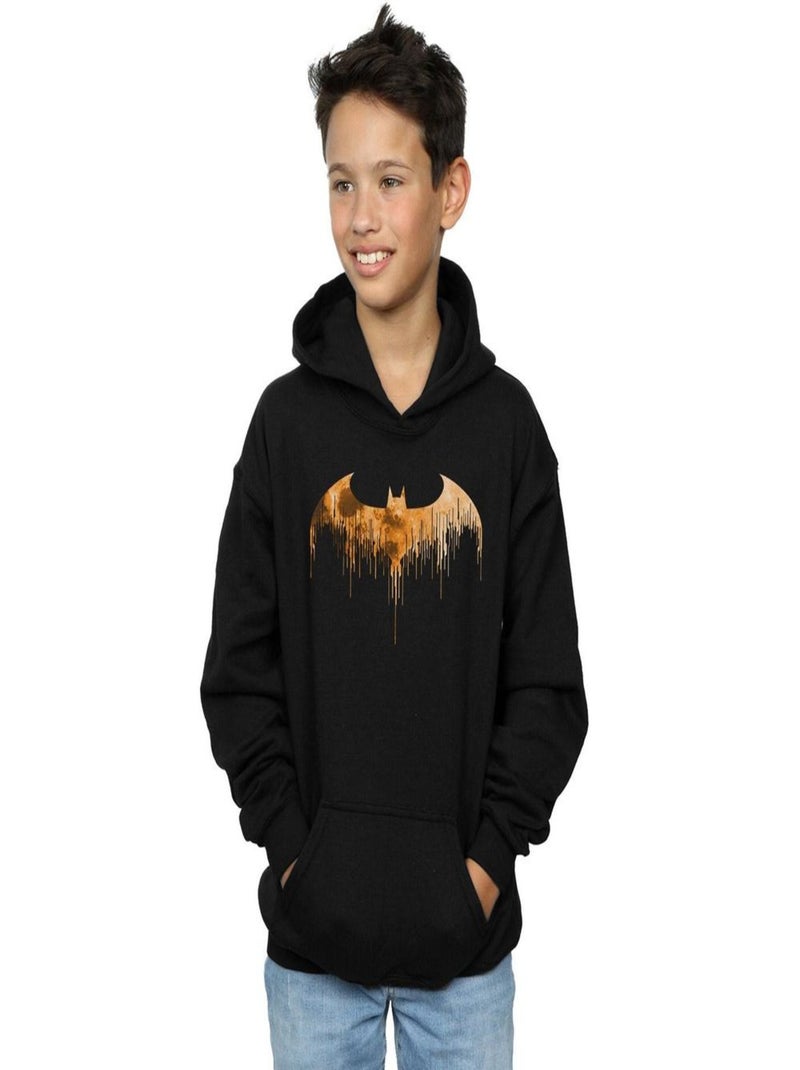 DC Comics - Sweat à capuche ARKHAM KNIGHT Noir - Kiabi