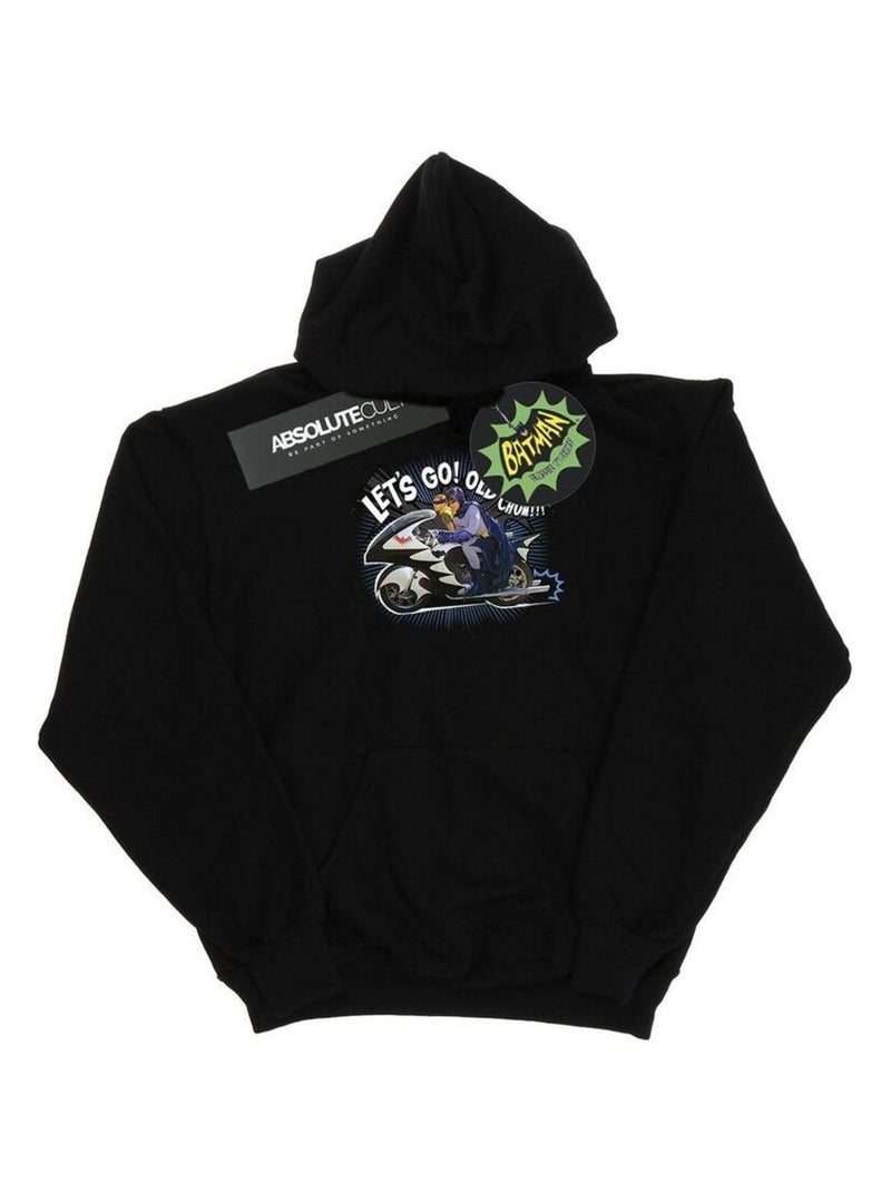 DC Comics - Sweat à capuche BAT BIKE Noir - Kiabi
