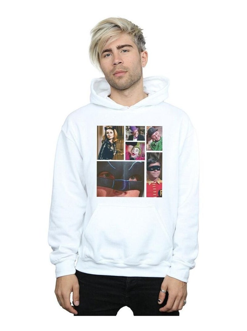 DC Comics - Sweat à capuche BATMAN TV SERIES Blanc - Kiabi