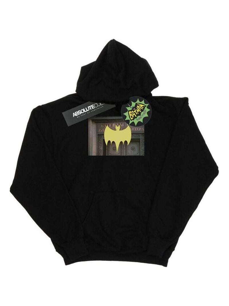 DC Comics - Sweat à capuche BATMAN TV SERIES GOTHAM CITY Noir - Kiabi