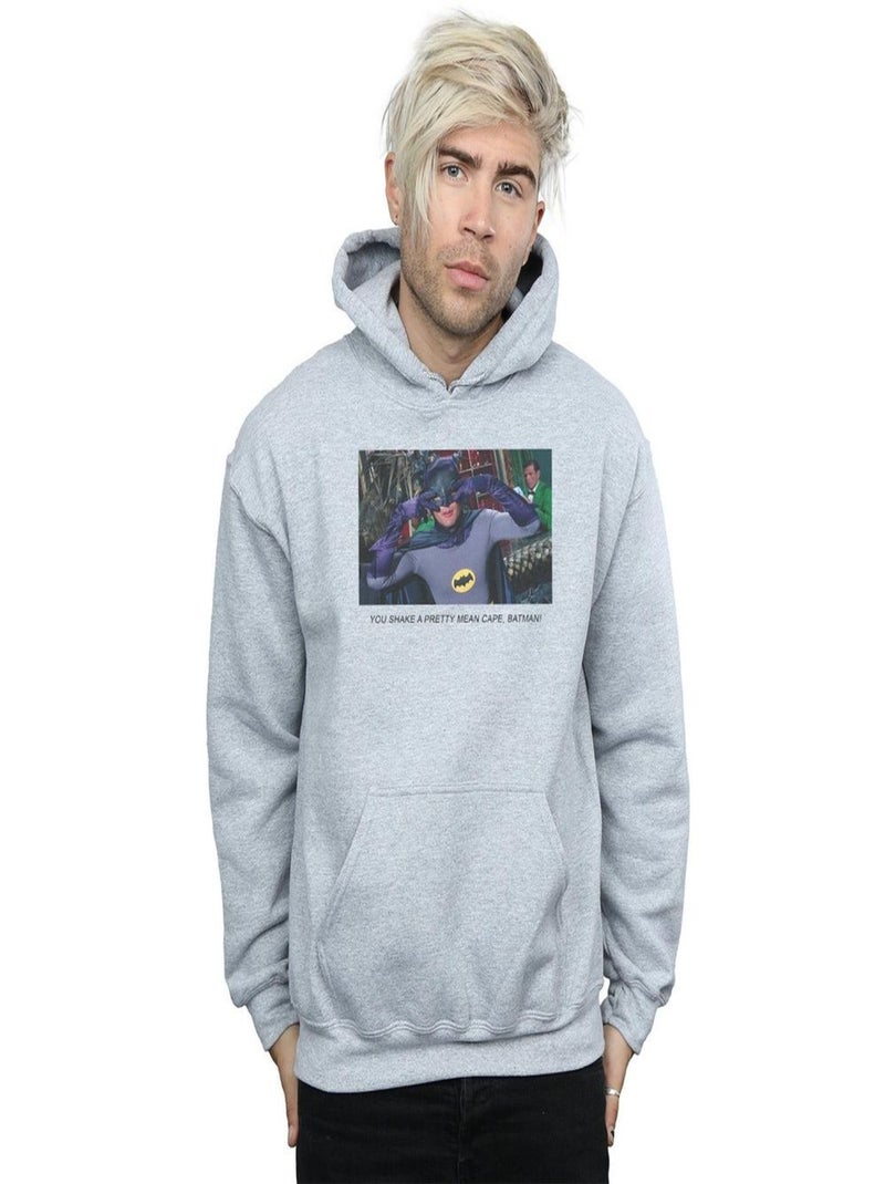 DC Comics - Sweat à capuche BATMAN TV SERIES Gris chiné - Kiabi