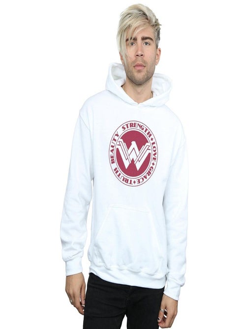 DC Comics - Sweat à capuche BEAUTY STRENGTH LOVE - Kiabi