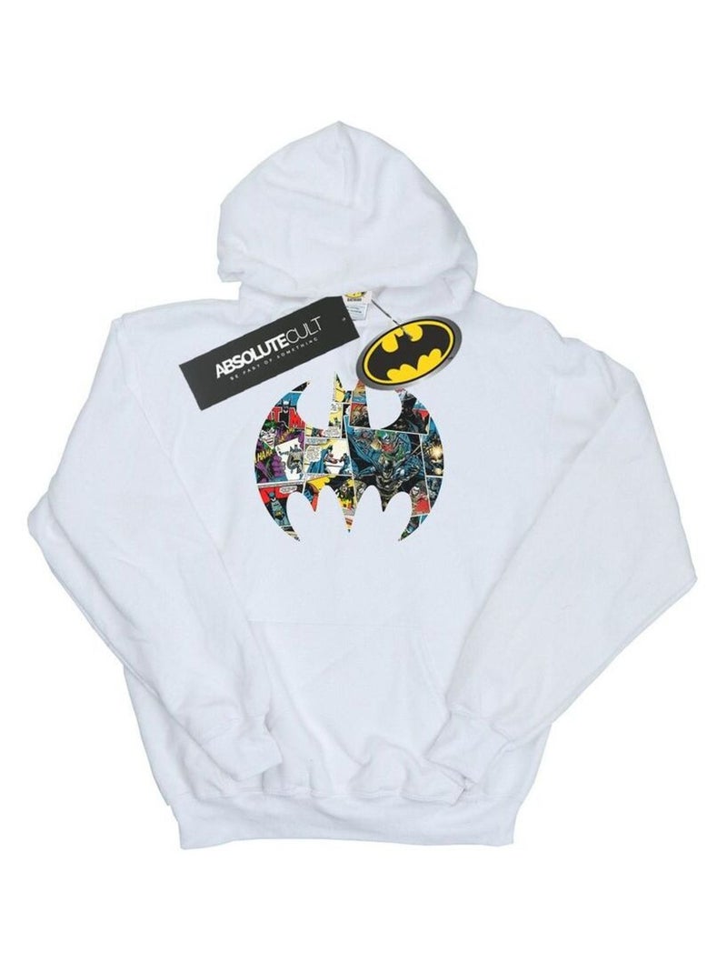 DC Comics - Sweat à capuche Blanc - Kiabi