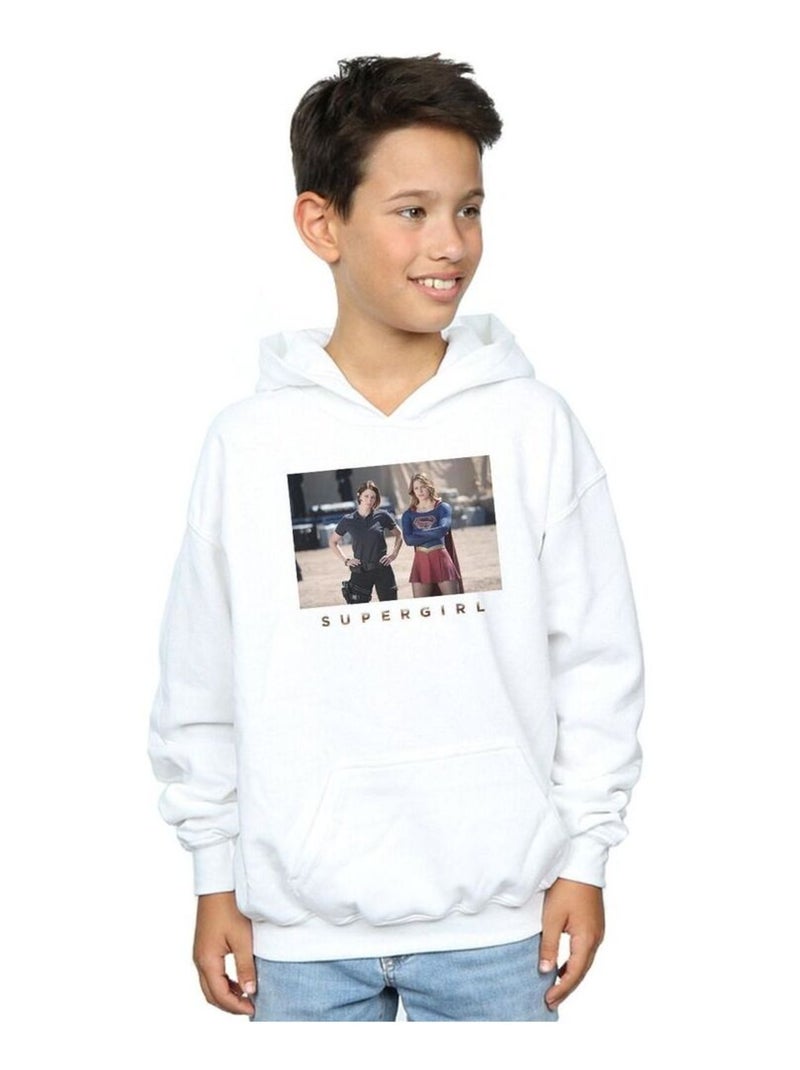DC Comics - Sweat à capuche Blanc - Kiabi