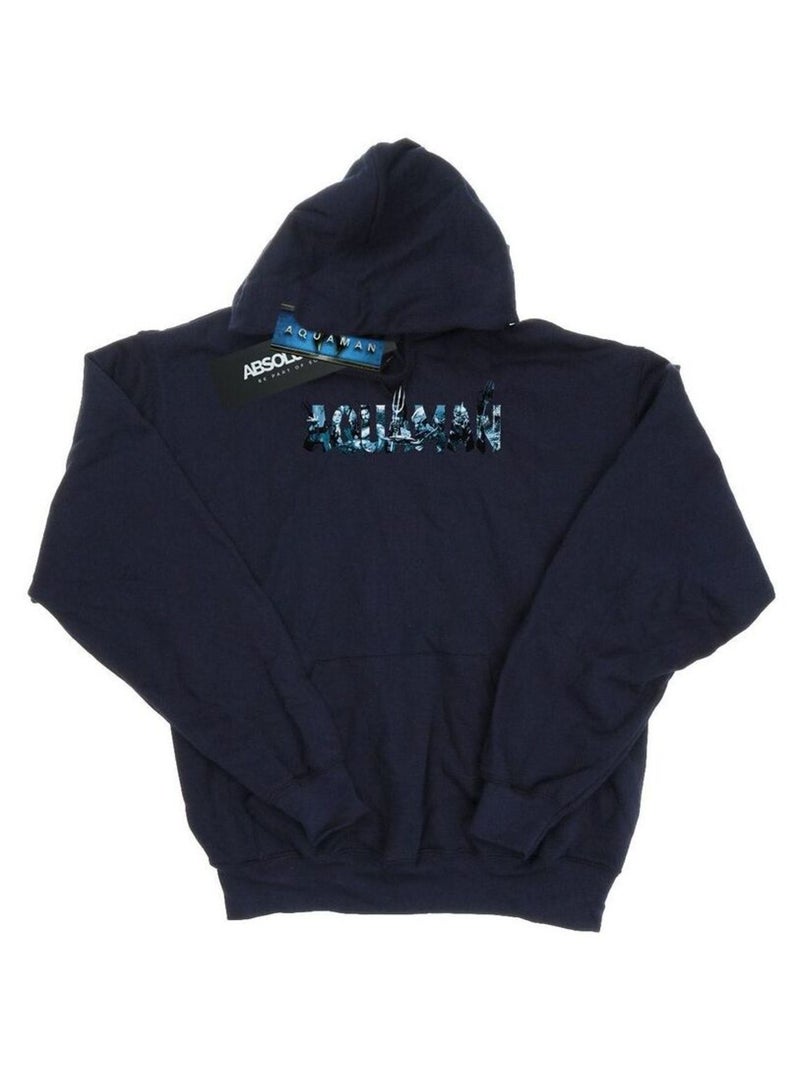 DC Comics - Sweat à capuche Bleu marine - Kiabi