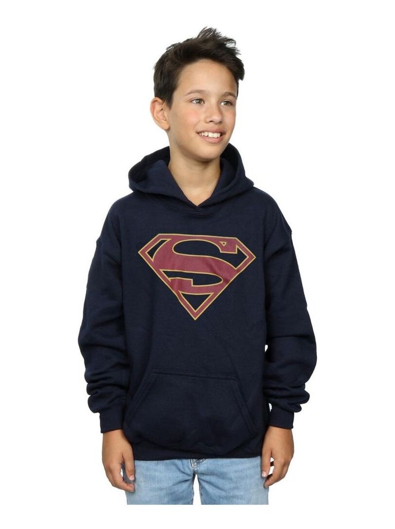 DC Comics - Sweat à capuche Bleu marine - Kiabi