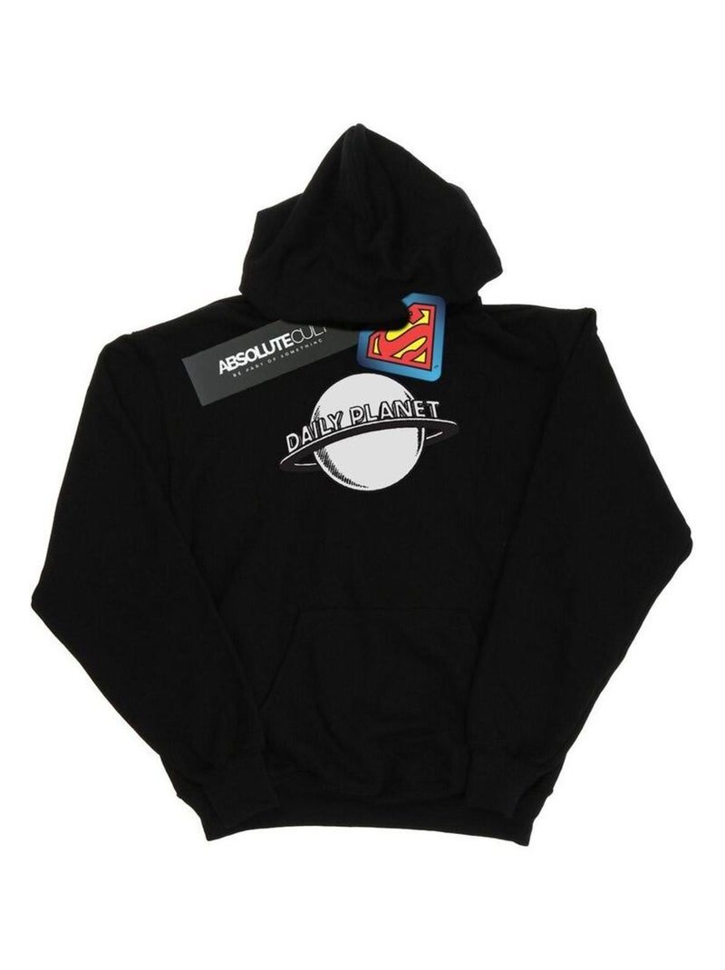 DC Comics - Sweat à capuche DAILY PLANET Noir - Kiabi