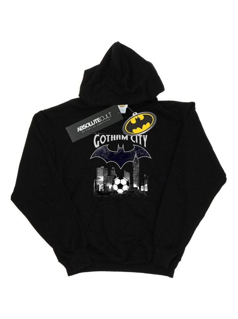 DC Comics - Sweat à capuche GOTHAM CITY Noir - Kiabi