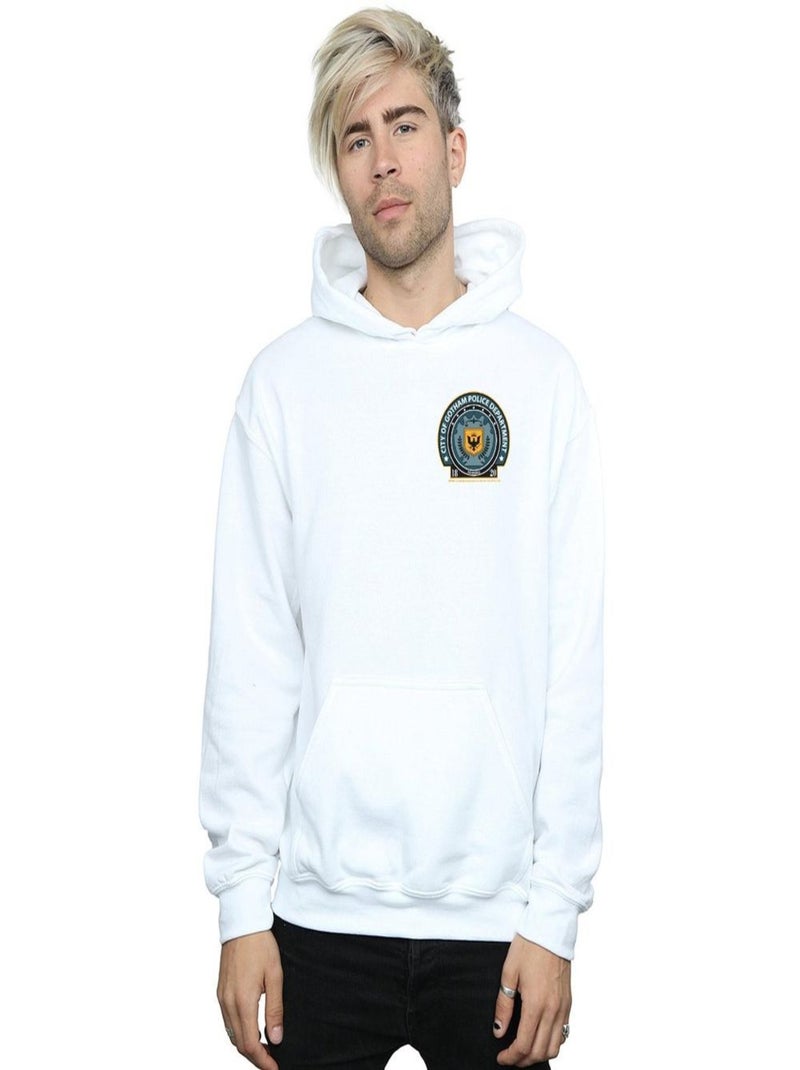 DC Comics - Sweat à capuche GOTHAM POLICE DEPT Blanc - Kiabi