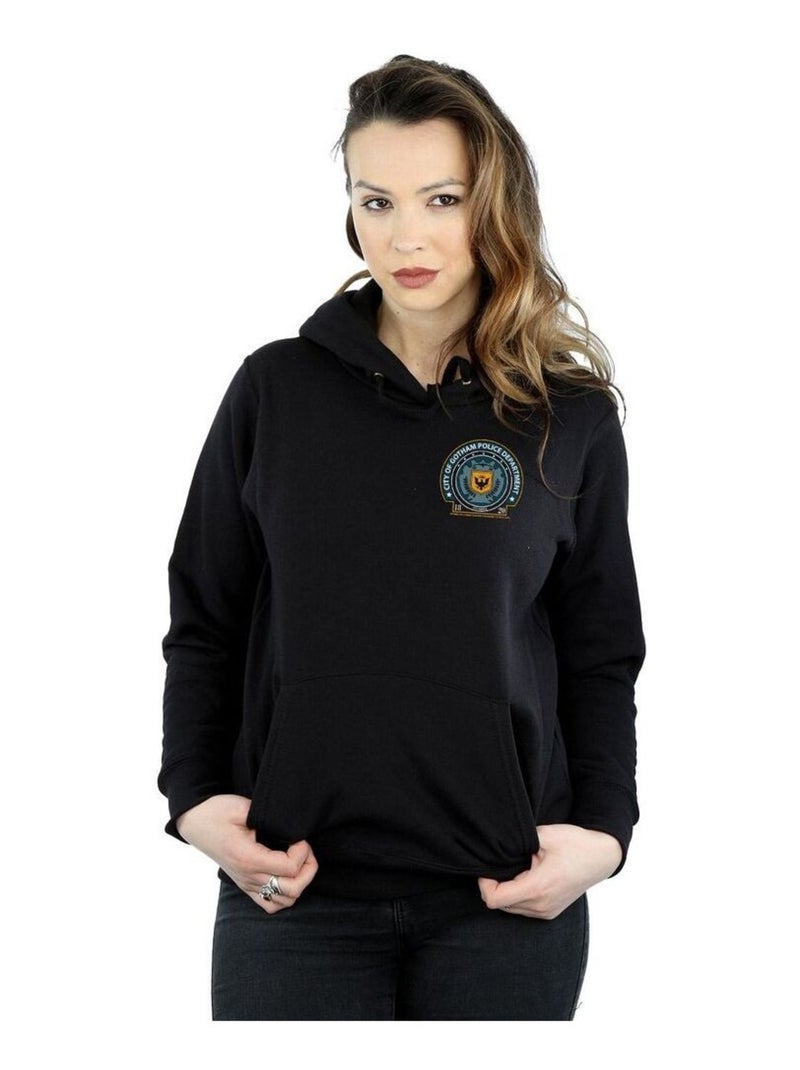 DC Comics - Sweat à capuche GOTHAM POLICE DEPT Noir - Kiabi