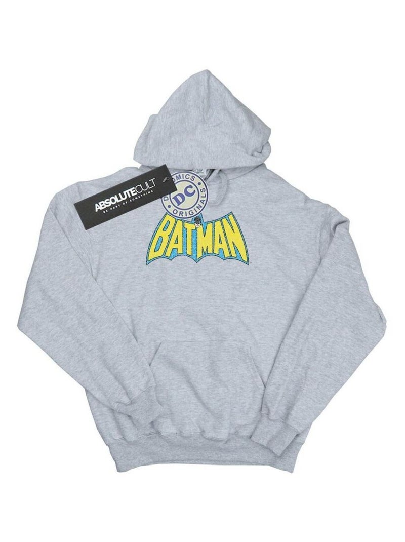 DC Comics - Sweat à capuche Gris chiné - Kiabi