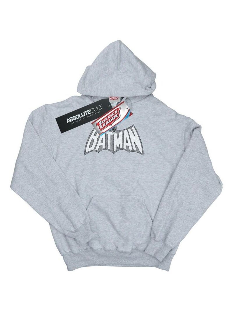DC Comics - Sweat à capuche Gris chiné - Kiabi