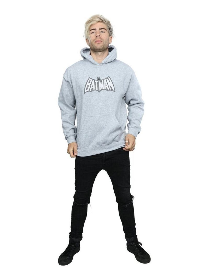 DC Comics - Sweat à capuche Gris chiné - Kiabi