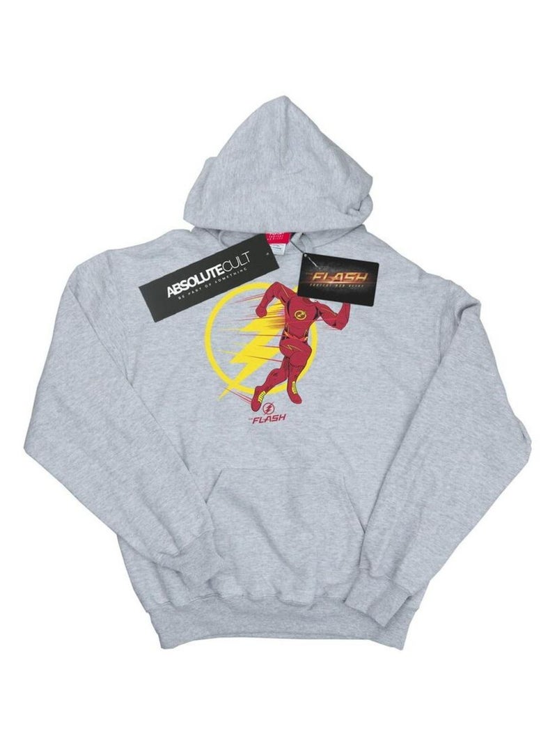 DC Comics - Sweat à capuche Gris chiné - Kiabi