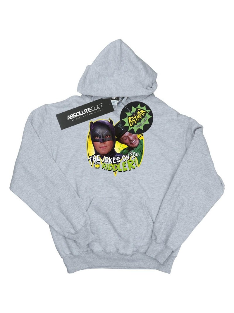 DC Comics - Sweat à capuche Gris chiné - Kiabi