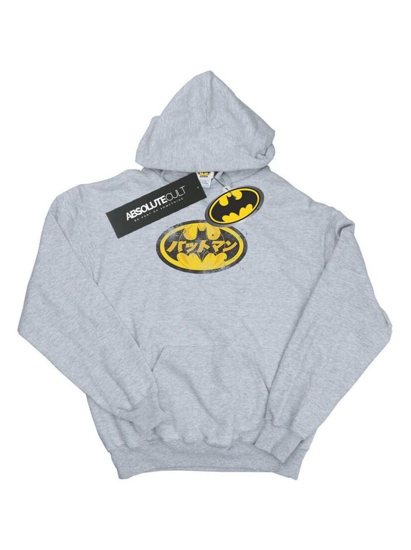 DC Comics - Sweat à capuche Gris chiné - Kiabi