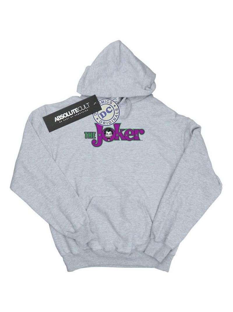 DC Comics - Sweat à capuche Gris chiné - Kiabi