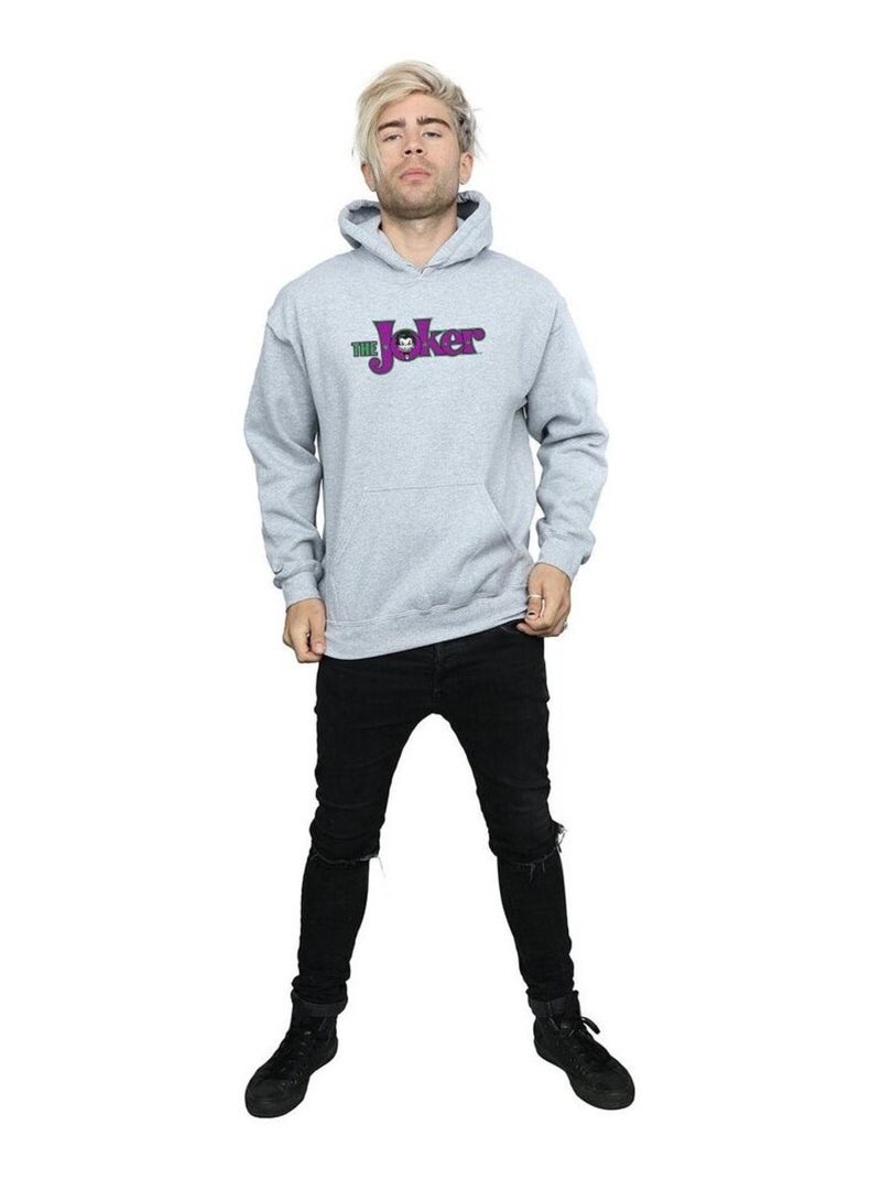 DC Comics - Sweat à capuche Gris chiné - Kiabi
