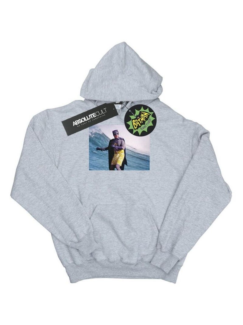 DC Comics - Sweat à capuche Gris chiné - Kiabi
