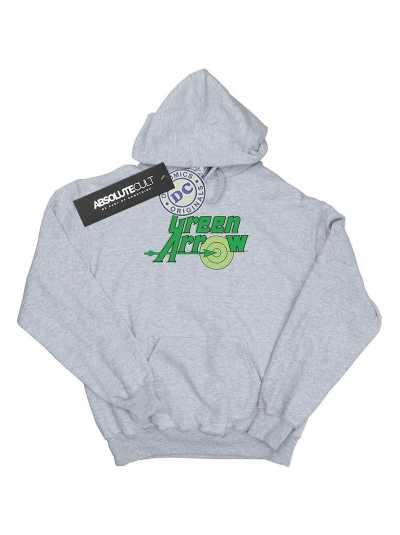 DC Comics - Sweat à capuche Gris chiné - Kiabi