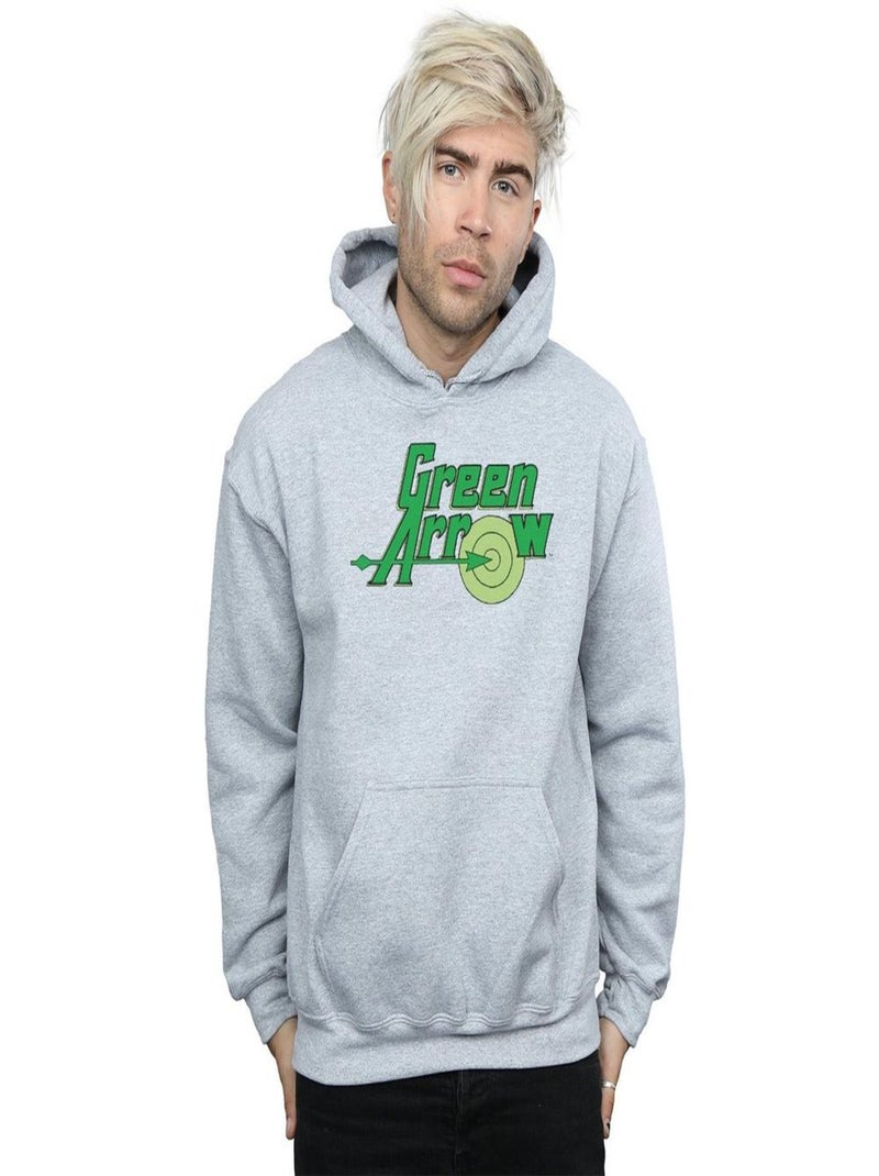 DC Comics - Sweat à capuche Gris chiné - Kiabi