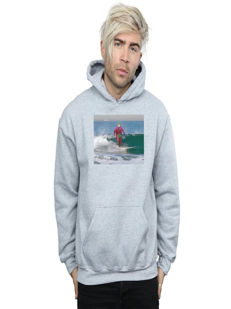 DC Comics - Sweat à capuche Gris chiné - Kiabi