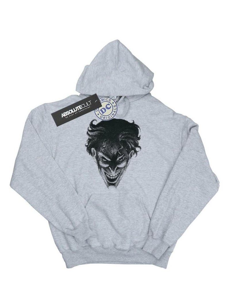 DC Comics - Sweat à capuche Gris chiné - Kiabi