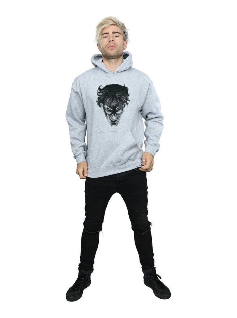 DC Comics - Sweat à capuche Gris chiné - Kiabi