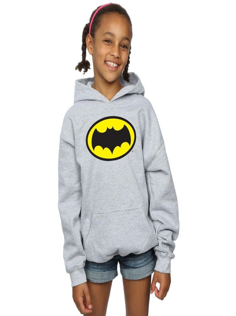 DC Comics - Sweat à capuche Gris chiné - Kiabi