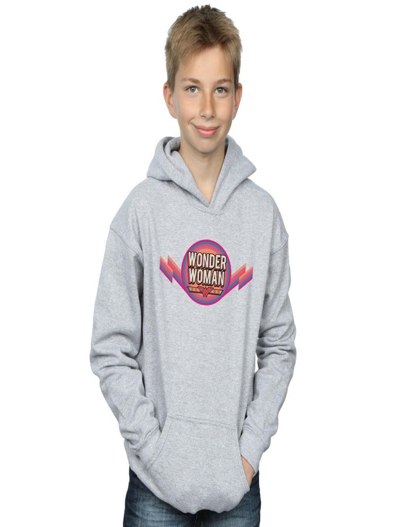 DC Comics - Sweat à capuche Gris chiné - Kiabi