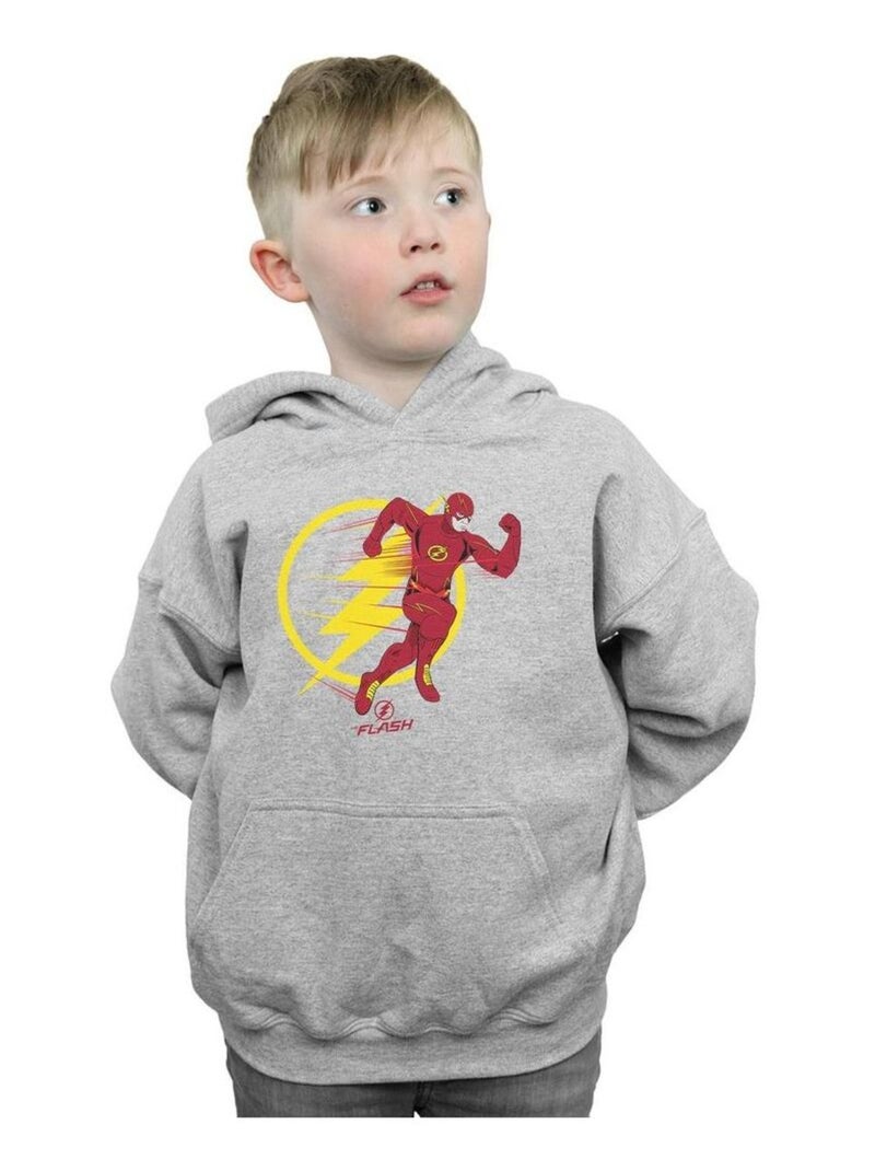 DC Comics - Sweat à capuche Gris chiné - Kiabi