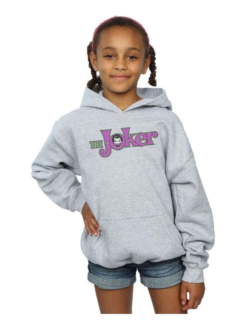 DC Comics - Sweat à capuche Gris chiné - Kiabi